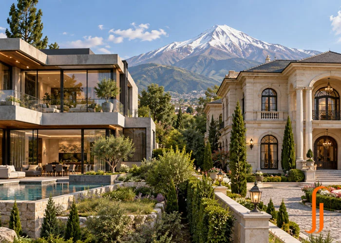 ویلای مدرن یا کلاسیک؟ راهنمای انتخاب سبک مناسب در دماوند